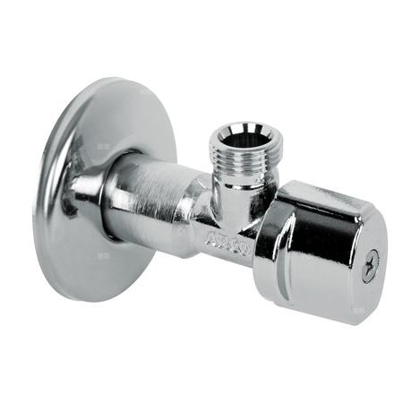 Zawór wodny ARCO VITAQ A80 Metallic kątowy antykamienny GZ 1/2'' x GZ 3/8''