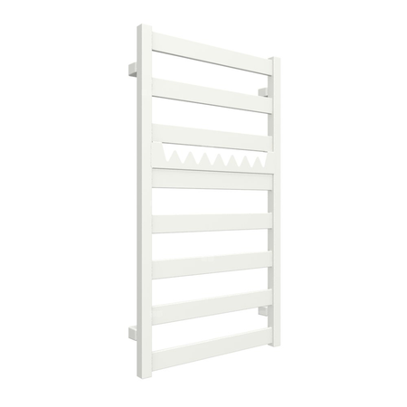 Grzejnik elektryczny TERMA VIVO 500 x 910 mm, kolor biała ściana, moc 400 W, podłączenie E1, kabel prosty bez wtyczki z maskownicą