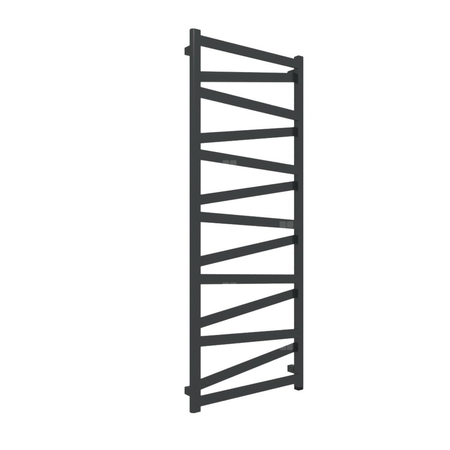 Grzejnik TERMA VIPERA ONE 1470/600 \ RAL 9005 matt, podł. S8, 600W, kabel prosty z wtyczką [1,5m cza