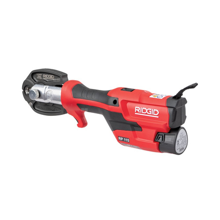 Zaciskarka RIDGID RP 115 (bateria litowo-jonowa) 12-32/12-28mm 12V + walizka + ładowarka + dodatkowy akumulator + szczęki M15-18-22