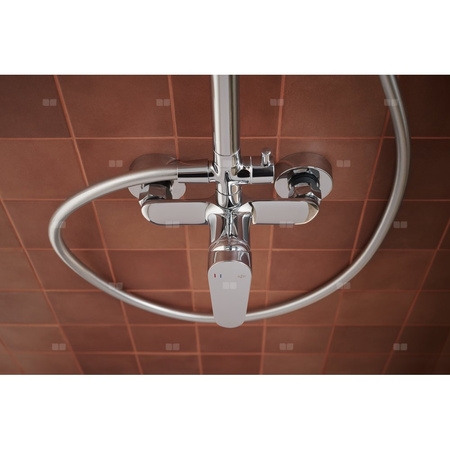 OTAVA DESZCZOWNIA Z BATERIĄ NATRYSKOWĄ, CHROM