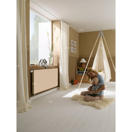 Grzejnik płytowy Kermi® Plan-V typ 11 705x63x2005 biały, 10 bar, zaworowy lewy, z osłonami