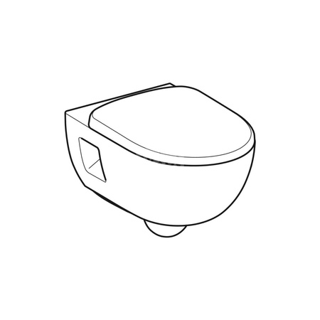 Deska sedesowa Geberit Selnova, mocowanie od góry: Wolne opadanie=Tak, Zawiasy wypinane=Nie, Mocowanie=Od góry, Biały / Błyszczący