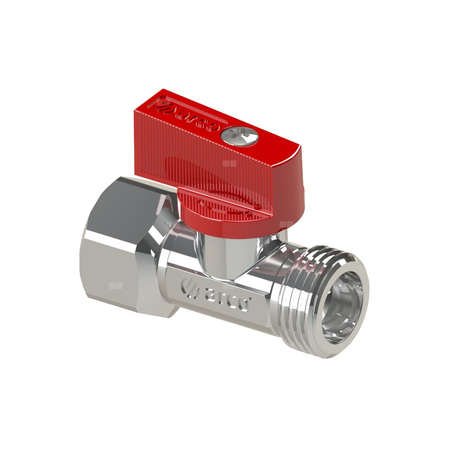 Zawór kulowy ARCO MINI DELTA 1/2'' GZ x GW, uchwyt: czerwony