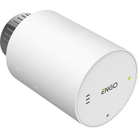 Głowica grzejnikowa bezprzewodowa, elektroniczna M30x1,5, bateryjna, biała