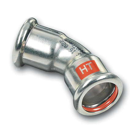 Łuk 45' Concept By SANHA Therm Industry, stal (cynk/nikiel), 18 mm (zw x zw)