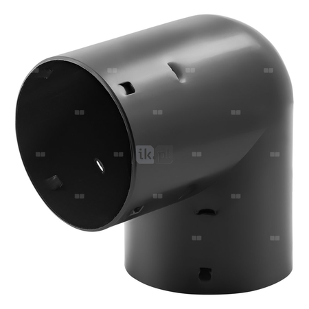 Kolano 90' MAGNAPLAST DRB, pcv-u (czarny), DN 80 (wz x ww), do kanalizacji