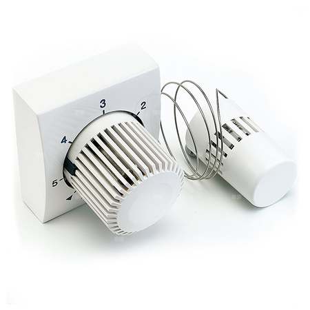 Głowica termostatyczna z czujnikiem i nastawą wyniesioną 8 m