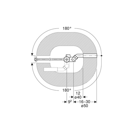 Króciec odpływowy syfonu wannowego
