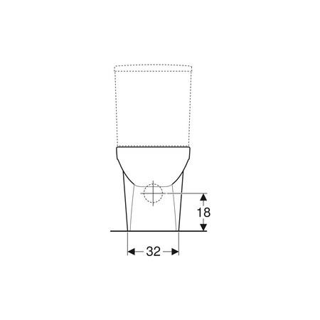 Deska sedesowa Geberit Selnova Square, slim, mocowanie od góry: Biały / Błyszczący, Zawiasy wypinane=Nie, Wolne opadanie=Nie, Materiał zawiasów=Stal nierdzewna