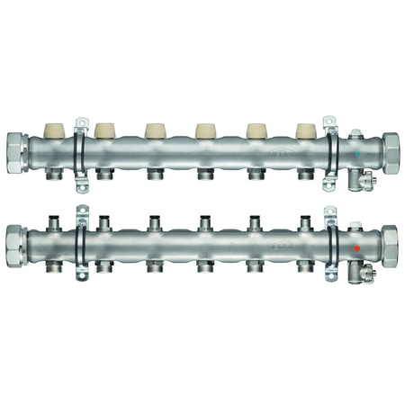 Kermi x-net rozdzielacz IFH FI-11 do 11 obwodów, długość 1030 mm