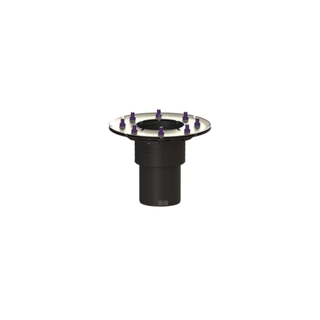 Korpus wpustu Ecoguss, DN100, z dociskowym kołnierzem, odpływ pionowy