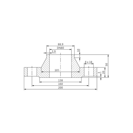 Akcesorium do pomp WILO - Zestaw przeciwkołnierzy DN 80, PN 10