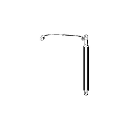 Sprężyna gazowa przeznaczenie: stelaż do umywalki z indywidualną regulacją wysokości, stal, nr wzoru 8172.1