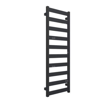 Grzejnik elektryczny TERMA VIVO One 400 x 1150 mm, kolor metaliczna czerń, moc 400 W, podłączenie E1, kabel prosty bez wtyczki 1,5m