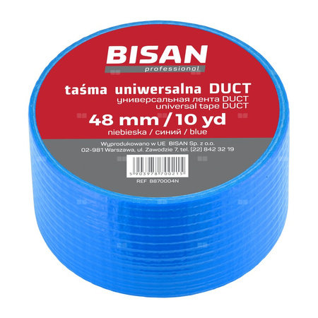 Taśma uniwersalna DUCT 48 mm / 10 mb niebieska