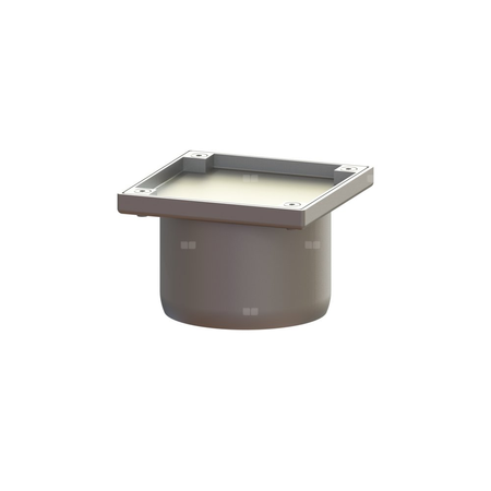 Nasadka ze stali nierdzewnej z zamkniętą przykręcaną pokrywa, gazoszczelną możliwośc wklejenia płytki