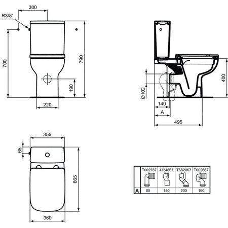 IS I.LIFE A Miska kompaktowa RL+