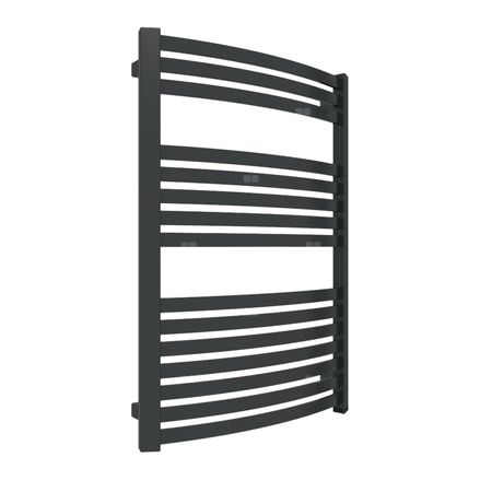 Grzejnik el. TERMA Dexter One 860/600 \ RAL 9005 mat, podł. E8, kabel prosty z wtyczką, [1,5m czarny