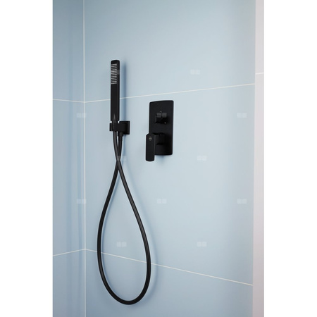 Zestaw natryskowy podtynkowy MOKAIT new (2021) z baterią 3 funkcyjną, czarny