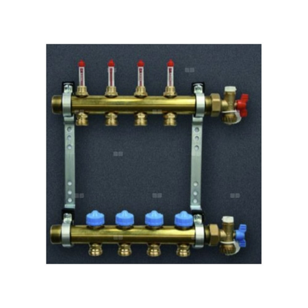 Pakiet rozdzielacz HKV 13 z przepływomierzami, zawory + końcowki