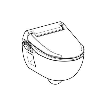 Geberit AquaClean 4000 - deska sedesowa z funkcją podmywania, biały-alpin