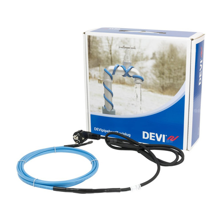 Kabel grzejny DEVIpipeheat 10 V2 14m 140W@10 st.C 230V Gotowy