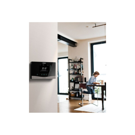 VR 92 fZdalne sterowanie do regulatora sensoCOMFORT 720 f,  ze złączem eBUS,  z wyświetlaczem dotykowymi zegarem programującym ty