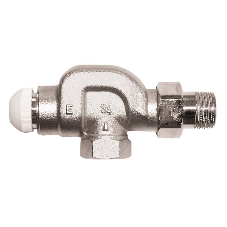 Zawór grzejnikowy termostatyczny HERZ TS-E kątowy spec., połączenie 3/4'' (niklowanie)