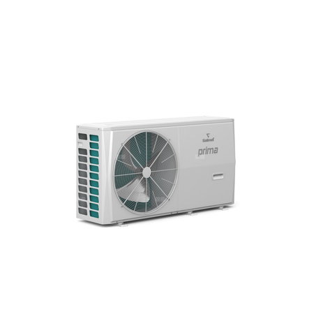 Hybrydowy system grzewczy: pompa ciepła PRIMA 1F R32 6GT (typu MONOBLOK) + wymiennik c.w.u. do pomp ciepła TOWER GRAND 200 l + bufor 60 l + zawór trójdrogowy + komplet elektryczny + centrala Sinum Lite