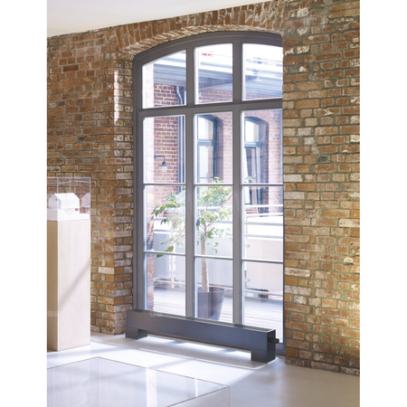 Grzejnik konwektorowy ZEHNDER Stana, wym. 280 x 2000 mm, kolor anthracite grey, moc 3440 W