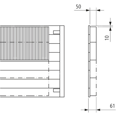 Grzejnik płytowy typ 11 KERMI V-HHV QN2221(R), z osłoną wym. 280 x 3600 mm, kolor biały, moc 2221 W