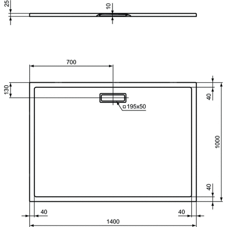 ULTRAFLAT NEW BRODZIK 140X100 PROS.