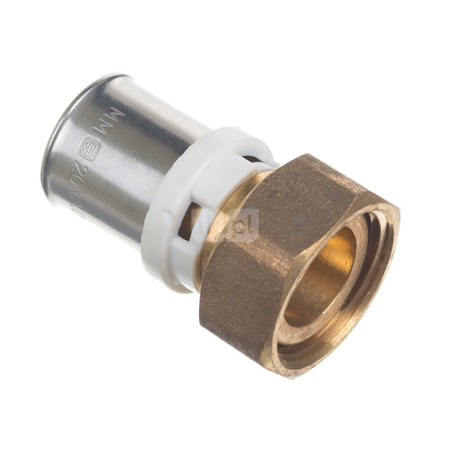 Półśrubunek prosty mosiężny zaprasowywany 32x3,0-1 1/4"