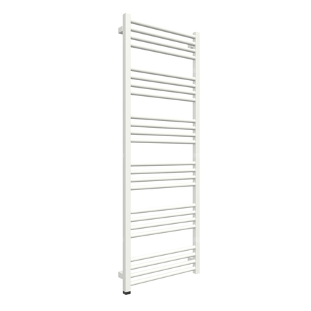 Grzejnik elektryczny TERMA FIONA ONE 500 x 1380 mm, kolor biała ściana, moc 600 W, podłączenie E8, kabel prosty bez wtyczki 1,5m biały