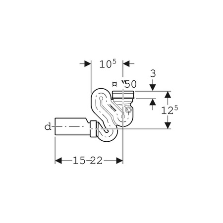 Zestaw nakrętek Geberit: d=40mm, Biały-alpin