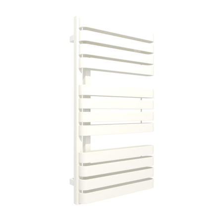 Grzejnik elektryczny TERMA WARP S 500 x 915 mm, kolor biały drogowy RAL9016, moc 600 W, podłączenie E8, kabel prosty bez wtyczki z maskownicą