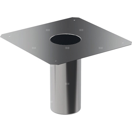 Kołnierz Geberit ze stali nierdzewnej, do wpustów 13 x 13 cm, dla ruchu pieszego