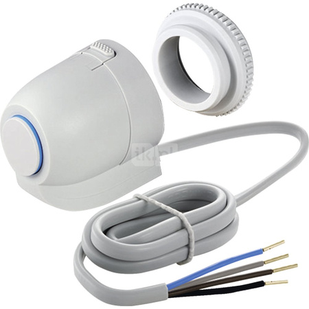 Siłownik elektrotermiczny GEBERIT Volex, złącze 30 x 1,5, napięcie 24 V, kolor biały, kabel 1m