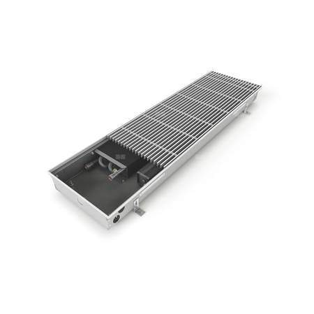 Grzejnik konwektorowy ZEHNDER Terraline Neo, wym. 140 x 1600 mm, kolor aluminiowy naturalny, moc 4173 W