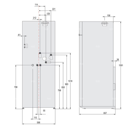 KURAMA EXCELLENCE 22/30 Kocioł c.o./c.w.u., 21,6 kW