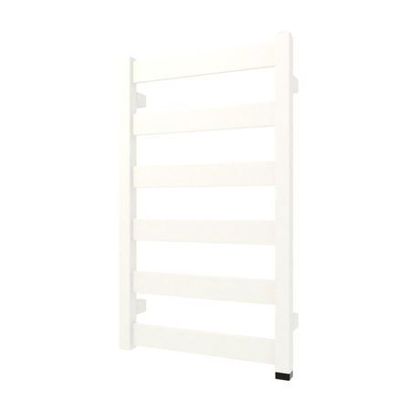 Grzejnik elektryczny TERMA VIVO One 400 x 670 mm, kolor biały drogowy RAL9016, moc 200 W, podłączenie E8, kabel prosty z wtyczką biały