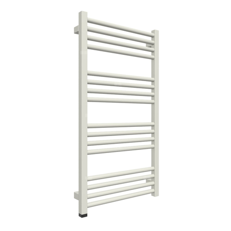 Grzejnik elektryczny TERMA FIONA ONE 480 x 900 mm, kolor rumieniec, moc 400 W, podłączenie E8, kabel prosty bez wtyczki 1,5m srebrzysty