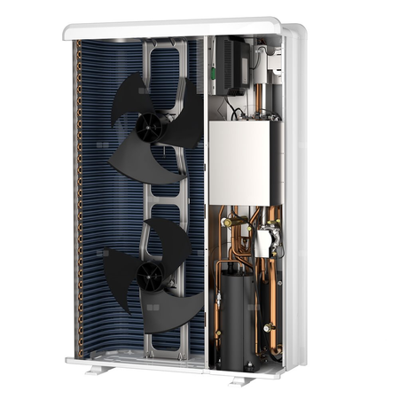 Pakiet - Pompa ciepła powietrzna powietrze-woda monoblok ARISTON NIMBUS COMPACT M NET R32 9.5 kW 400 V + Moduł naścienny Sensys Net z łącznością Wi-Fi