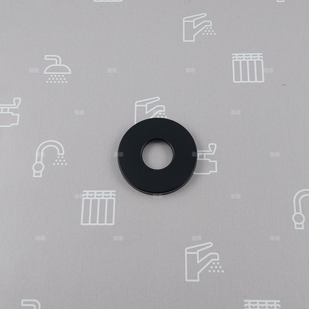 Rozeta uchwytu rączki natrysku do zestawu podtynkowego MOZA BLACK