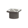 Kratka KESSEL kwadratowa ze stalowai nierdzewnej 150x150mm do wpustu
