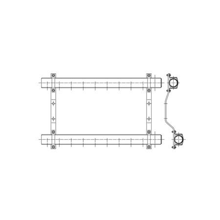 PHA-100 6-obwodowy PN10 Rozdzielacz CuZn