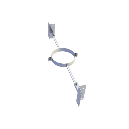 Uchwyt JEREMIAS DWECO55 stal nierdzewna fi 200 mm (mocowanie - Krokwiowy)