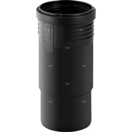 Kielich kompensacyjny GEBERIT Silent-PP, PP / PP, 160 mm, DN 150 x 160 mm x DN 150 (końcówka wciskowa x mufa wciskowa), (głębokość: 3 mm) z uszczelką