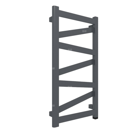 Grzejnik TERMA VIPERA ONE 750/400 \ Metallic Black, podł. S8, 200W, kabel spiralny z wtyczką [2,5m c